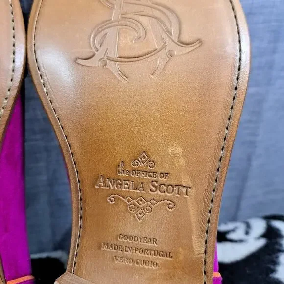 %The Office of Angela Scott Mr. Evans Wingtip Oxford Fuchsia US 9 - 9.5 / D4 - Picture 12 of 15